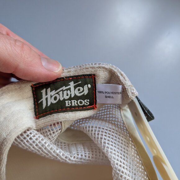 Men's Howler Brothers Posse Adjustable Hat in Cream Color - Picture 7 of 7